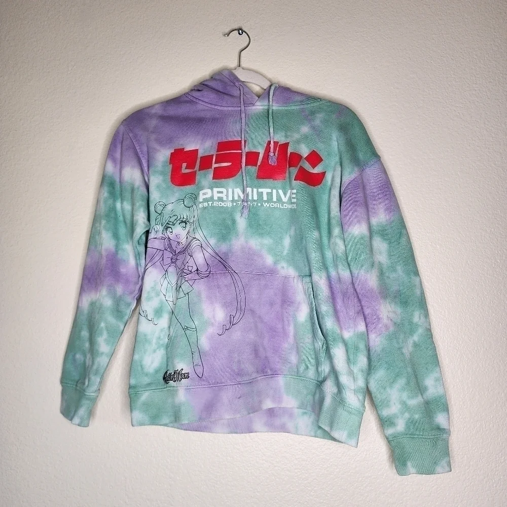 Sailor Moon Primitive Tiedye Hoodie S
